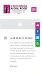 Mobile Screenshot of expodrinksdelifood.com